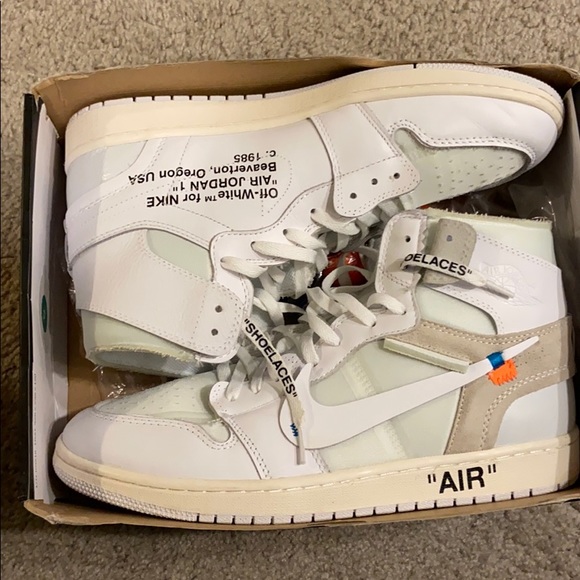 ua off white jordan 1